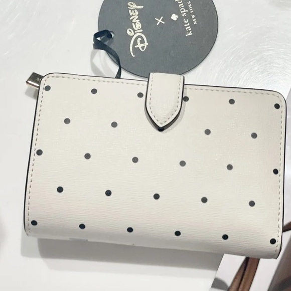 Kate Spade Disney Beauty and the Beast Belle Madison Medium Bifold Wallet NWT - Picture 5 of 6